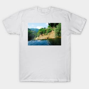 Pliva River Flowing Over Jajce Waterfall T-Shirt